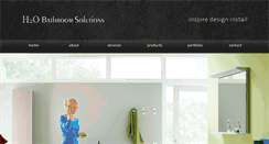 Desktop Screenshot of h2obathroomsolutions.co.uk